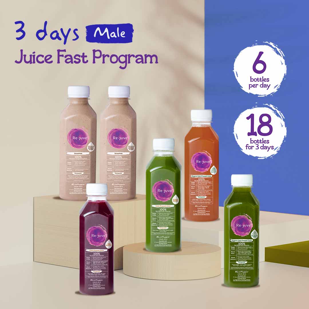 Rejuve 3 Days Juice Fast Program Male Surabaya