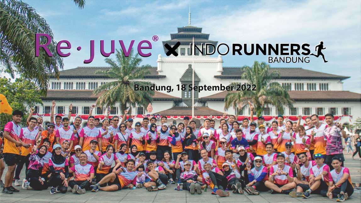 Rayakan Hari Jantung Sedunia Re.juve Lakukan Community Fun Run Bersama Indo Runners Bandung